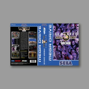 Ersatzcover - Ultimate Mortal Kombat 3 Arcade (PAL Hack Version) - SEGA Megadrive, kundenspezifisches Reproduktions-Spielecover - HQ-Druck
