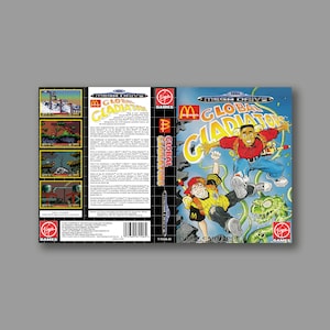 Ersatzcover – Global Gladiators (PAL-Version) – SEGA Megadrive – Ersatzcover für klassisches Reproduktionsspiel – hochwertiger Druck