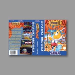 Ersatzcover – Dynamite Headdy (PAL-Version) – Reproduktion des SEGA Megadrive Classic Game Cover – hochwertiger Druck