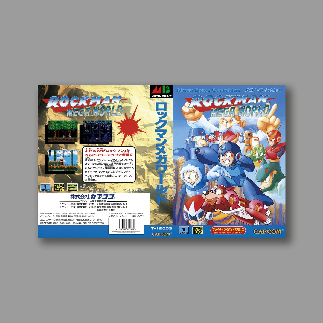 ROCKMAN MEGA WORLD megadrive jap EUR 269,00 - FR