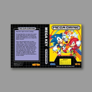 Ersatzhülle – Mega Key (brasilianische Version) – Sega Megadrive Classic Reproduktionsspielhülle