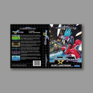 Ersatzcover – Burning Force (PAL-Version) – Reproduktions-Spielcover für SEGA Megadrive Classic – hochwertiger Druck