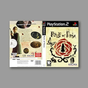 Funda de repuesto - Rule Of Rose (versión PAL FR) - Reproducción clásica del juego Sony PlayStation 2 - Impresión de alta calidad a 600 DPI