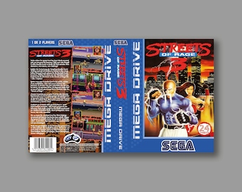 ストリート オブ レイジ 3 バージョン PAL メガドライブ  カスタム ストリート オブ レイジ 3 バージョン PAL メガドライブ