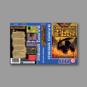 Ersatzcover – The Legend of Thor (PAL-Version) – Sega Megadrive Classic Game Cover – hochwertiger Druck