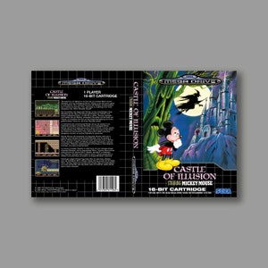 Ersatzcover - Castle Of Illusion - SEGA Megadrive Ersatzcover Classic - Hochwertiger Druck