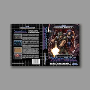 Ersatzcover – Xeno Crisis (PAL-Version) – SEGA Megadrive-Ersatzspielcover – hochwertiger Druck