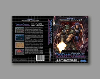 Replacement Cover - Xeno Crisis (PAL Version) - SEGA Megadrive Replacement Game Cover - High Quality Print