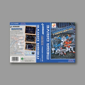 Carátula de repuesto - Probotector (versión PAL) - Reproducción del juego clásico de Sega Megadrive - Impresión de alta calidad