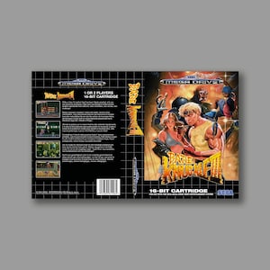 Ersatzcover – Bare Knuckle III (PAL-Version) – individuelle Reproduktion des Sega Megadrive-Spielcovers – hochwertiger Druck