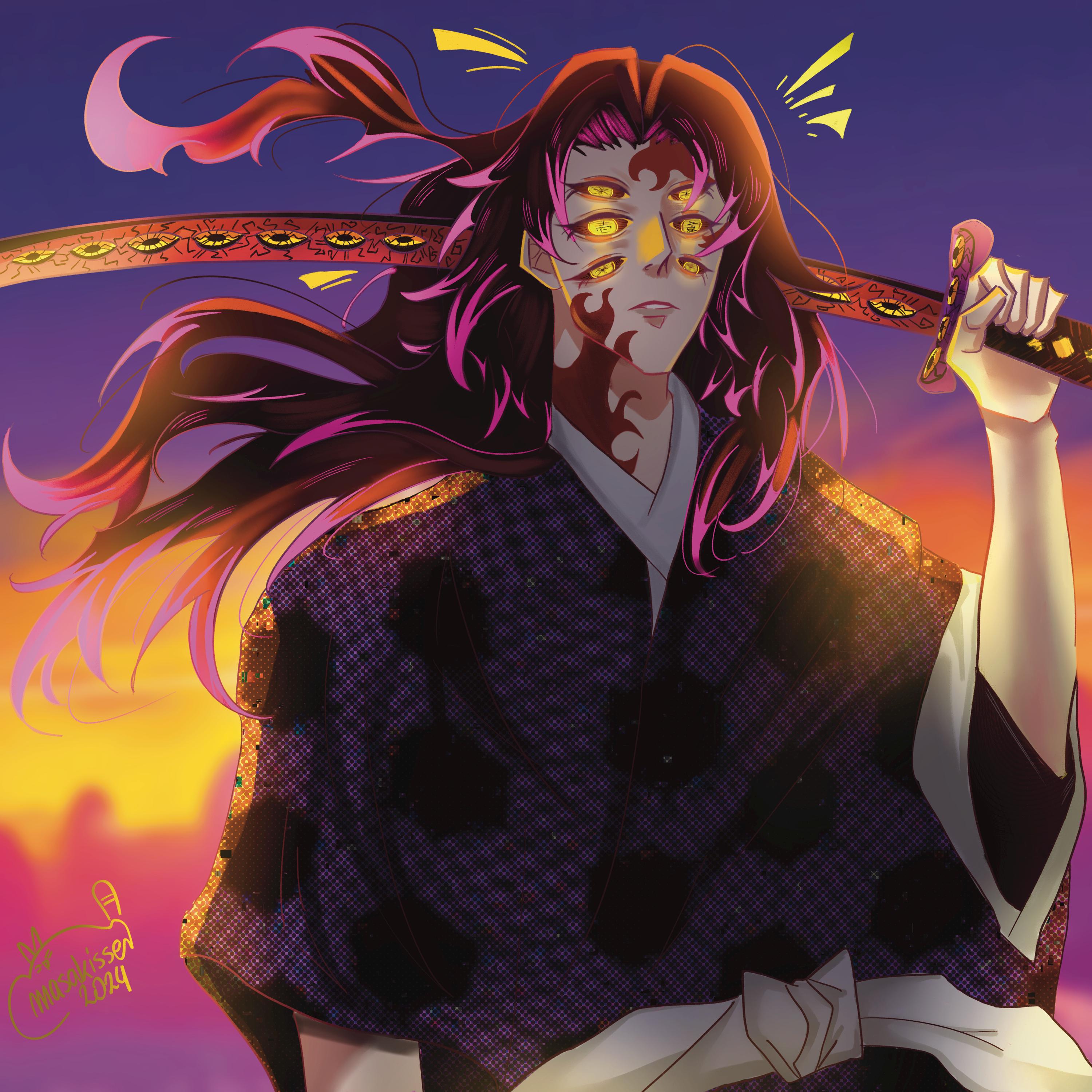 Kokushibo | Demon Slayer | Art Print - Etsy