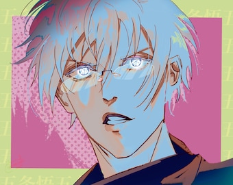Gojo Satoru | Jujutsu Kaisen | Art Print