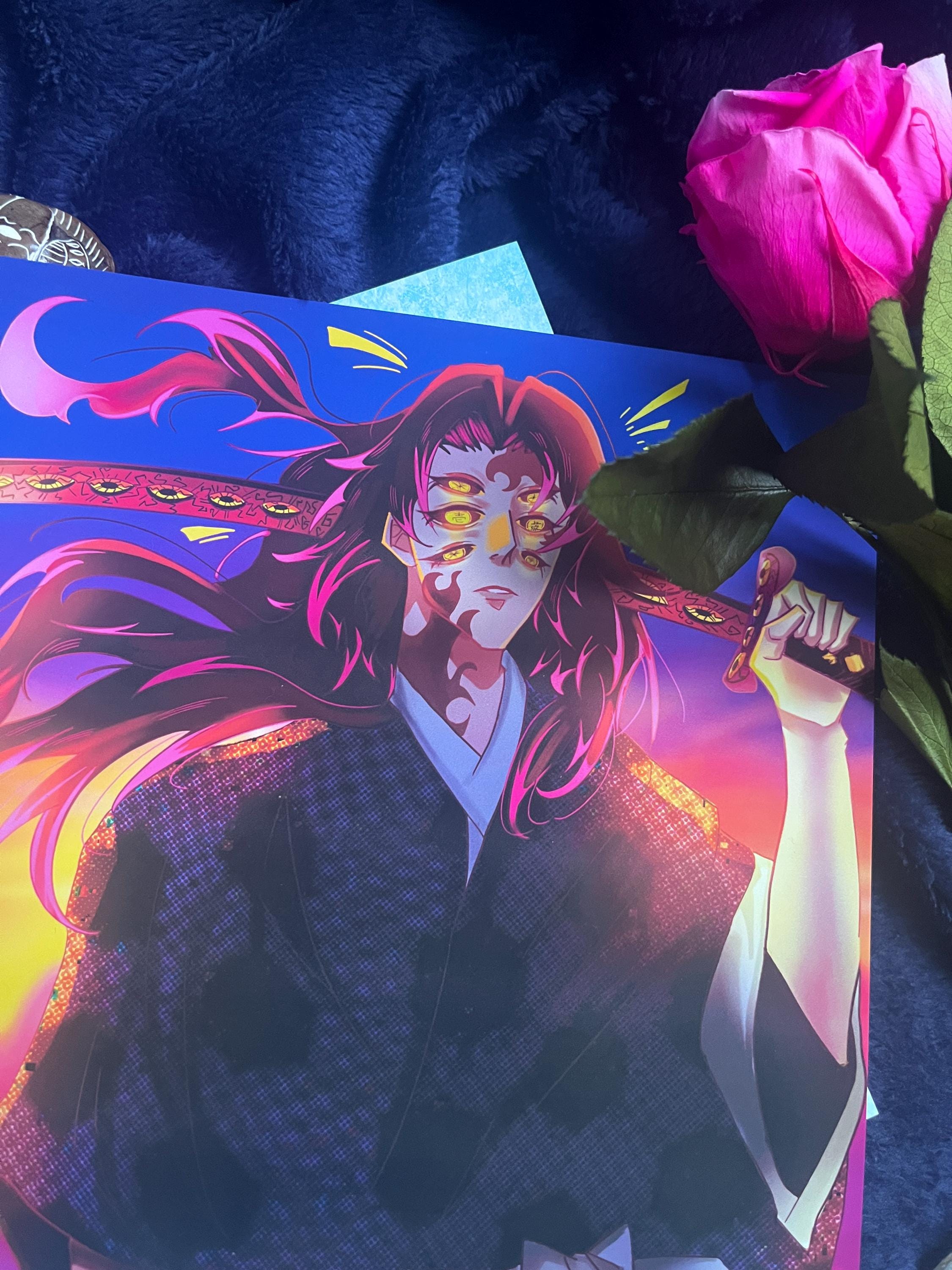 Kokushibo Demon Slayer Art Print Etsy