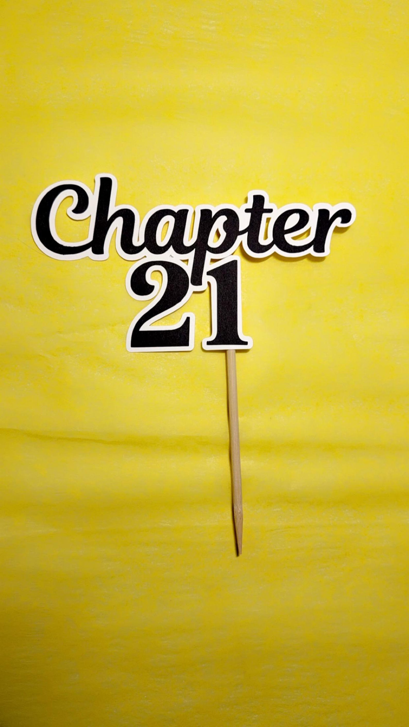 Chapter Birthday Cake Toppers - Etsy