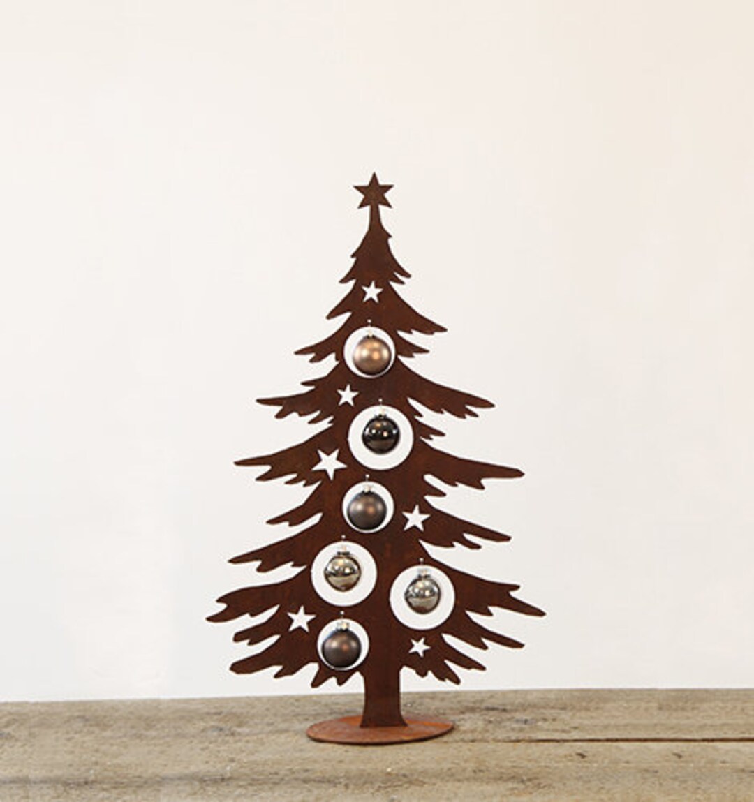 Décoration De Noël – Arbre De Noël Décoratif, 14 Crochets, En Métal, 51 X 126 Cm, Sapin De Noël