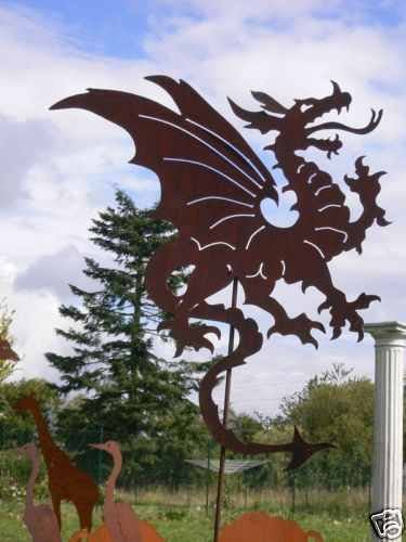 Piquet De Jardin En Acrylique En Forme De Dragon, Art De Jardin