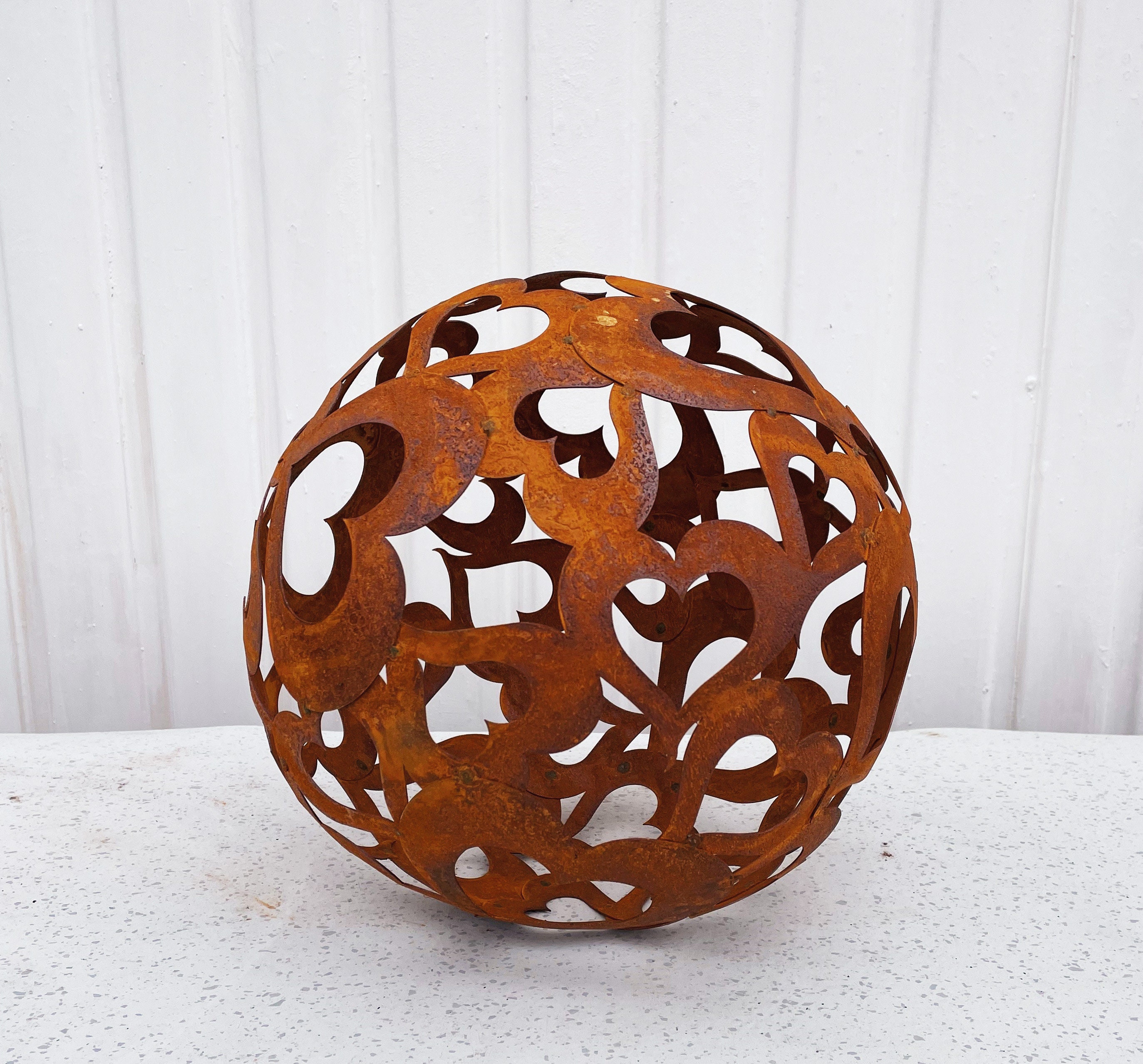 Produktbild von Bornhöft Gartenkugel 30cm Edelrost - Deko Für Haus & Garten