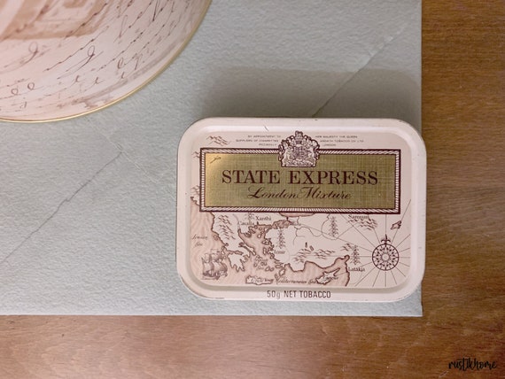 empty tobacco tins for sale State Express Pipe Tobacco Tin - Empty Tin