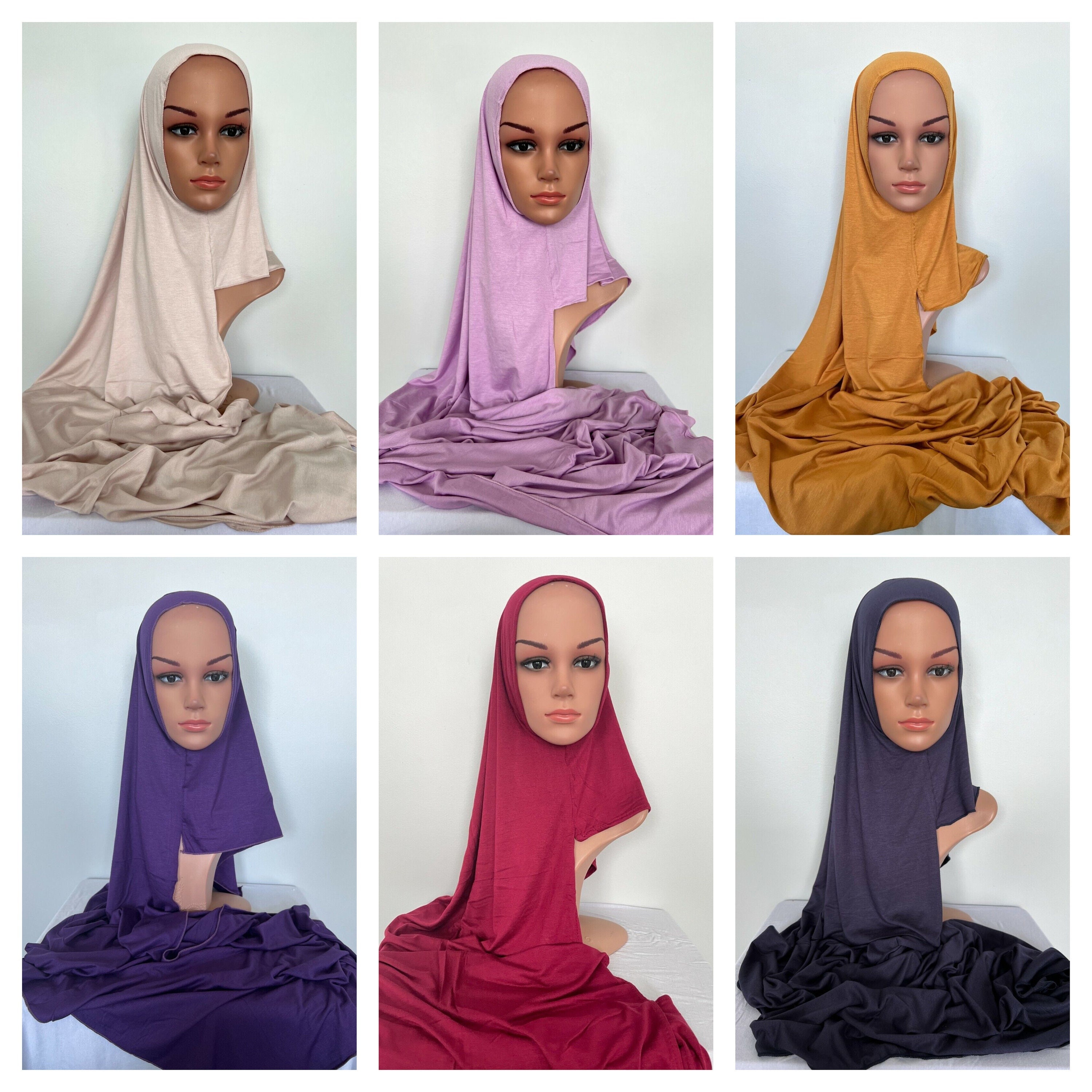 Wolk Voorwaardelijk computer Ready to wear hijab - Etsy België