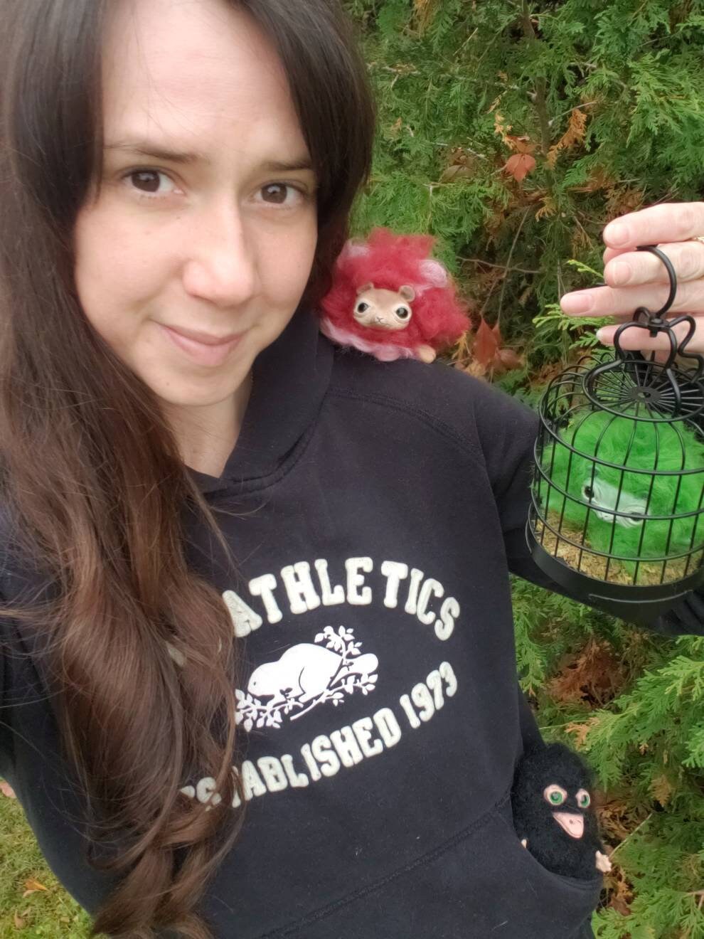 Pygmy Puffs Harry Potter Inspired Art Doll Puff Ball Etsy