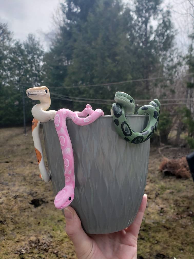 Set of 3 Snakes, Bookcase Snake, Planter Snake, Table Top Snake 3