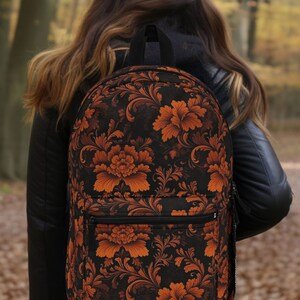 Autumn Leaf Backpack for Students  College & Travel Bag-Backpacks