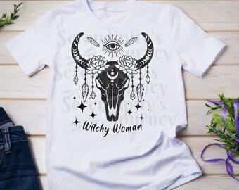 Witchy Frau SVG, Halloween Mama SVG, Hexe SVG, Witchy Mama SVG, PNG, SVG-Dateien für Cricut, Sublimation Designs Downloads