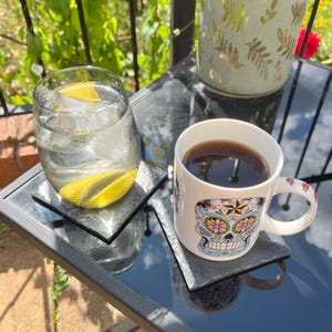 Hammered Steel Coasters