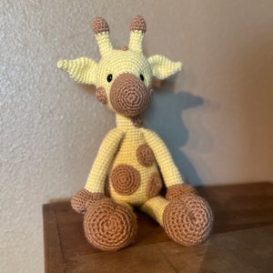 Crochet Giraffe Plushie Amigurumi
