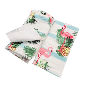 Lilind® Reusable Toilet Roll 10 pcs Paperless Washable Zero Waste Family Cloth Nonpaper Towels, Organic Eco Friendly Hawaii