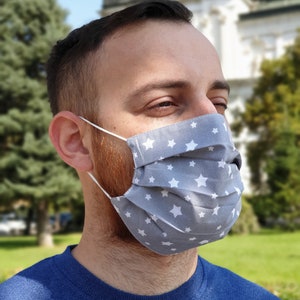 Organic Cloth Face Mask, Easy Breathe Face Mask, Cotton Face Mask, Anti Fog Face Mask, Reusable & Washable Face Mask