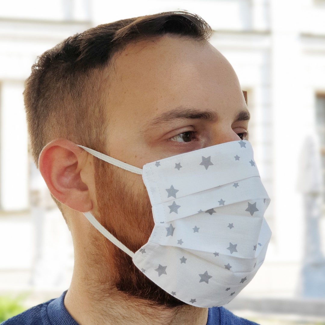 Organic Cloth Face Mask Easy Breathe Face Mask Cotton Face Etsy