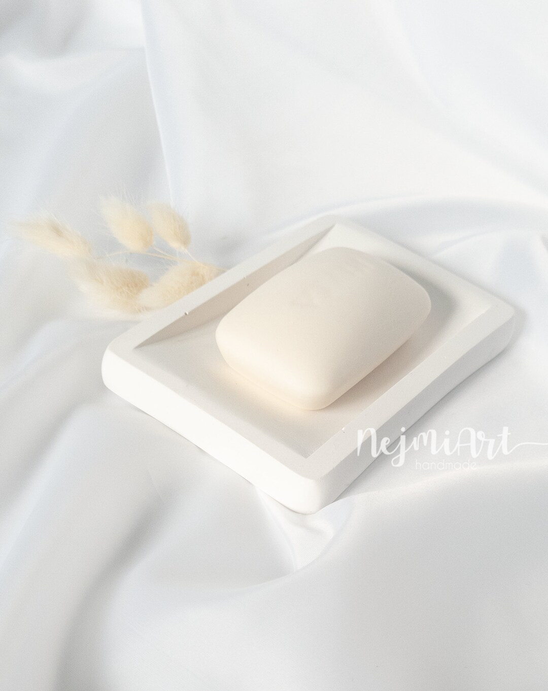 Soap Dish Large Rectangular White Etsy