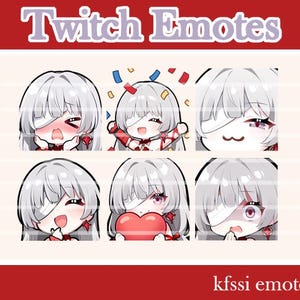 Phrolova Wuthering Waves Emotes: Twitch Discord Emoji Set (Digital Download)