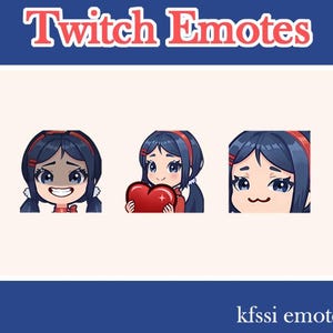 Mita MiSide Emotes: Twitch/Discord Graphics (Digital Download)