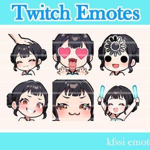 Zoey Emotes Demon Hunter emotes KPDH emojis | anime girl emote | twitch emotes
