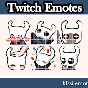 Emoticones de Twitch de Hollow Knight (Descarga digital)