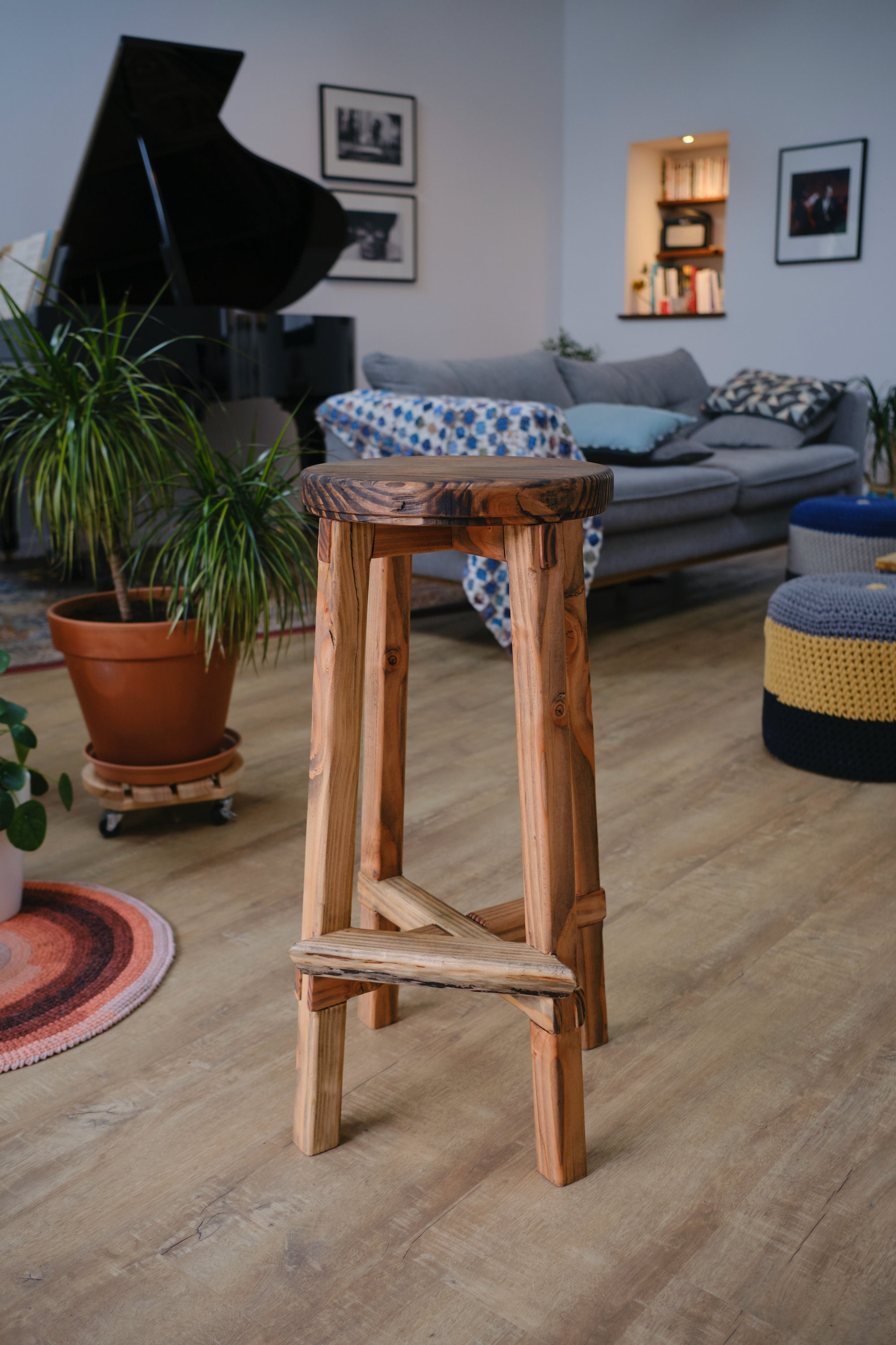 Tabouret De Bar En Bois