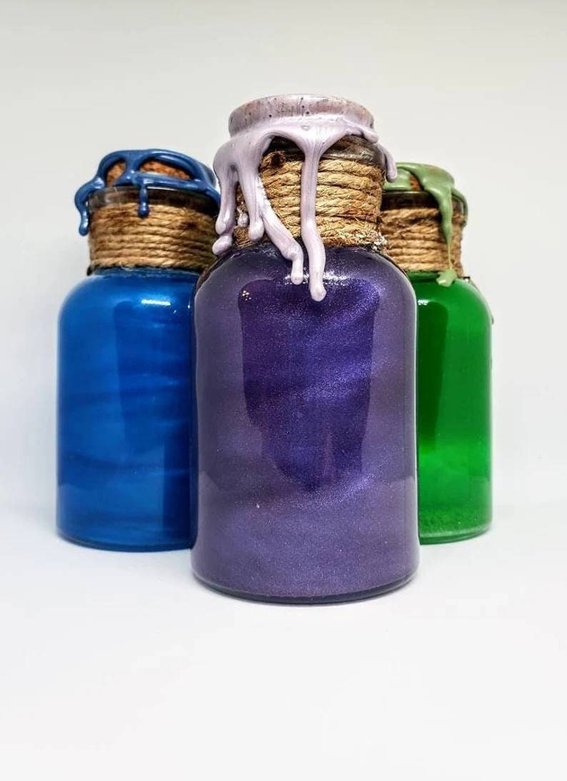 Dnd Greater Potion of Healing 4d4 Health Potion Glass Vial DND Etsy