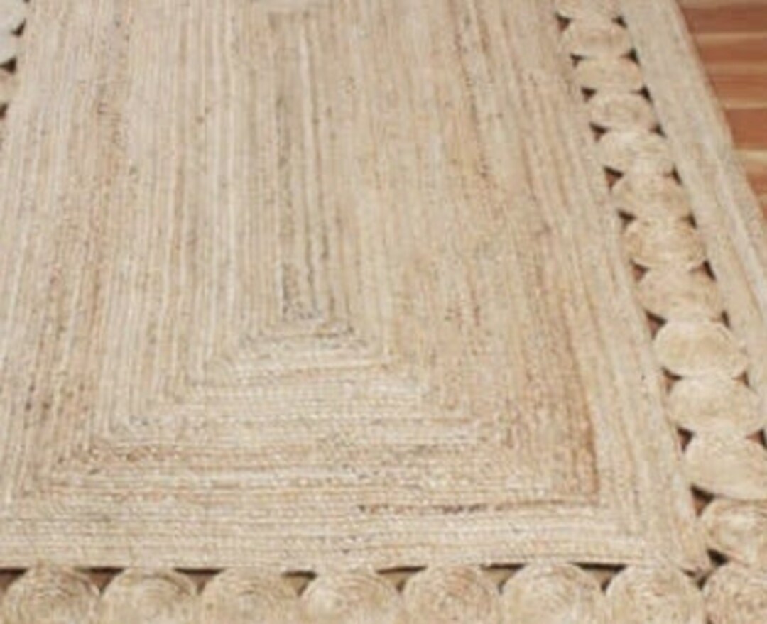 Rustic Farmhouse Jute Rug Vibrant Southwestern Style Ru Etsy