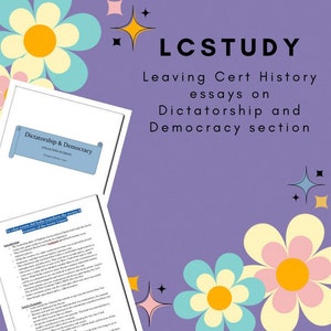 Leaving Cert Dictatorship and Democracy essay booklet