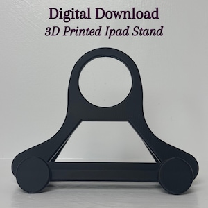 Unique 3D Printable iPad Stand: Sleek Tablet Cradle (Digital Download)