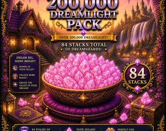 84 STACKS OF SHARDS - Transform them into over 200K Light!