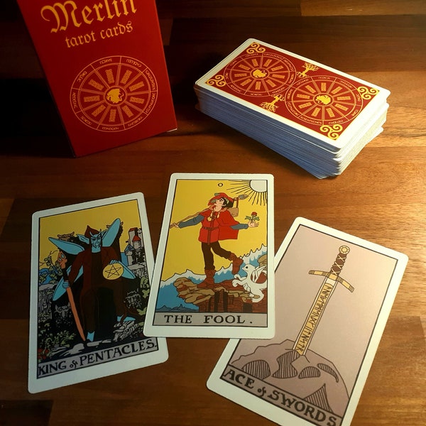 BBC Merlin Tarot cards - 78 card deck