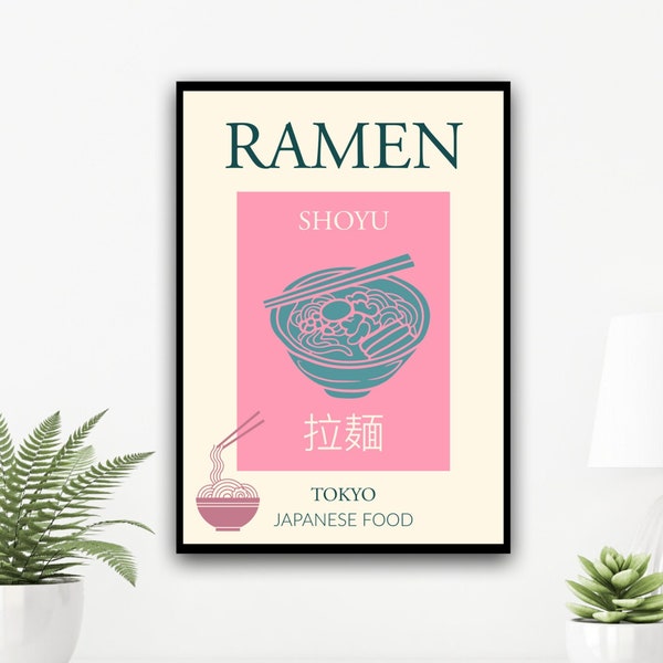 Shoyu Ramen Soup Posterdruck