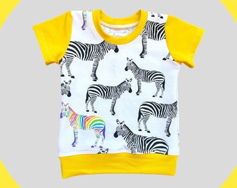 rainbow zebra shirt, zoo birthday shirt for toddler, zebra gifts, safari birthday party shirt for kids, first birthday gift, gender neutral