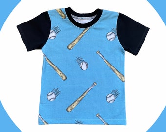blue baseball shirt for kids, spring training tshirt, game day shirt baseball, toddler gifts for baseball fans, gender neutral kid clothes