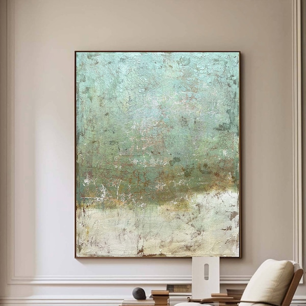 Green Gray Wall Art Etsy
