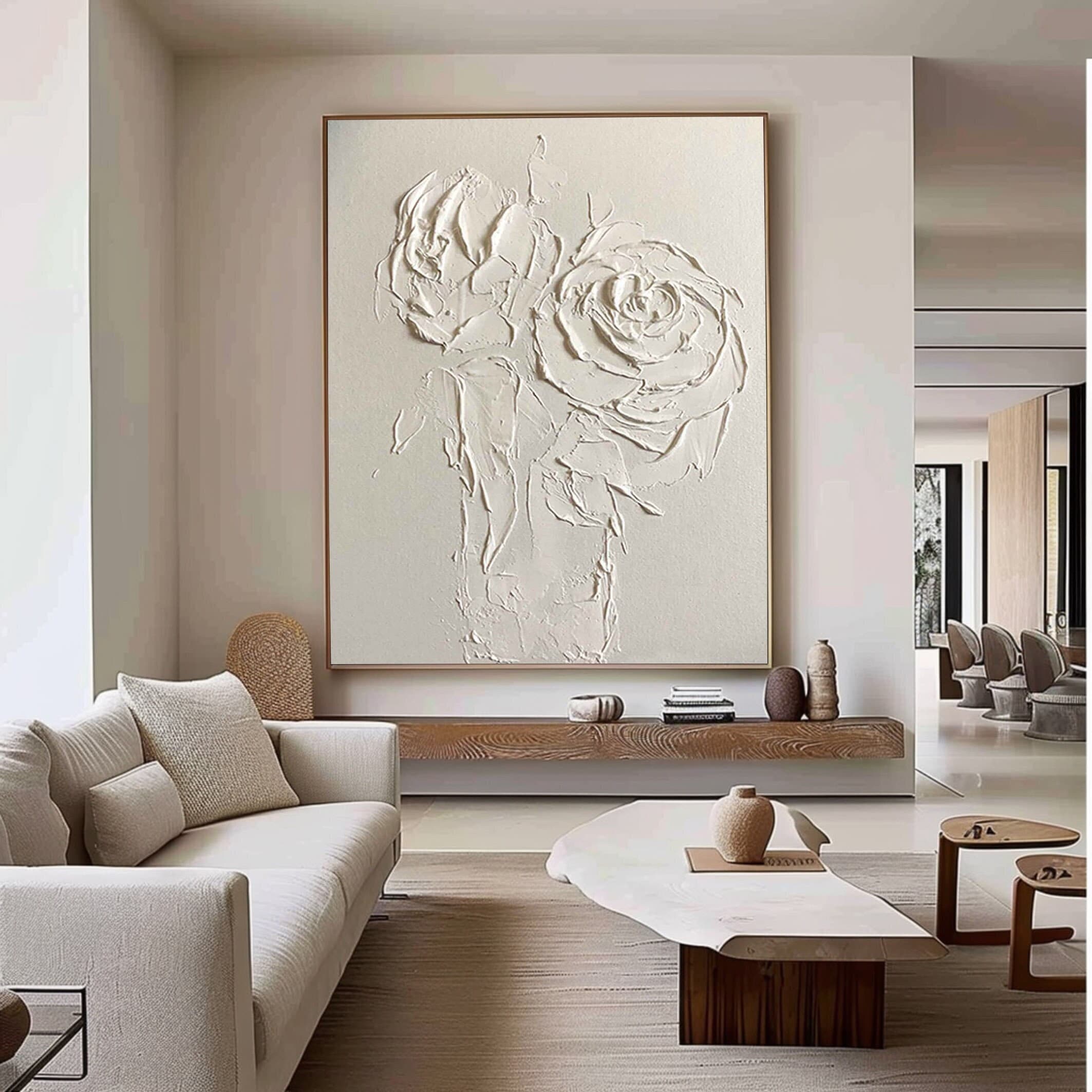 Buy Black and White Textured Art - Modern Minimalist Framed 3D Painting
