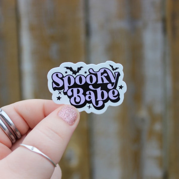 Spooky Babe Vinyl Sticker